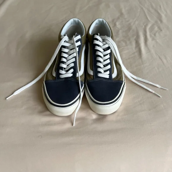 Vans Style 36 army green navy blue / size 11.0 (similar to Old Skool) - Picture 3 of 6